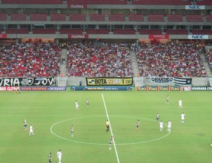 Torcida Botafogo x Fluminense Arena Pernambuco (Foto: Fred Huber)