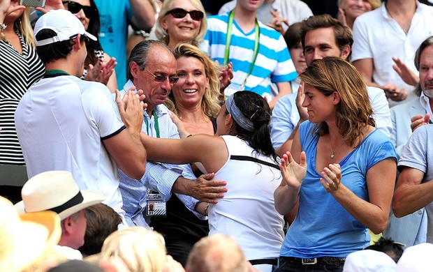 tênis marion bartoli walter bartoli final wimbledon (Foto: Agência AFP)