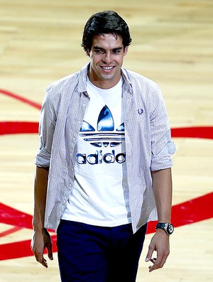 Kaka visita China Yao Ming (Foto: Getty Images)