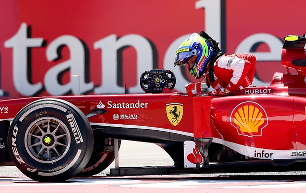 Felipe massa ferrari gp da alemanha (Foto: Agência AP)