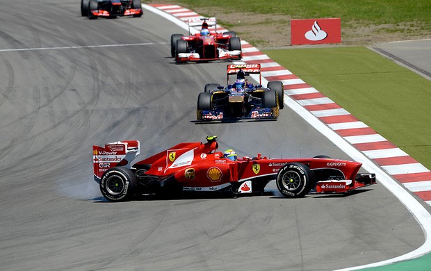 felipe massa ferrari gp da alemanha (Foto: Agência AFP)