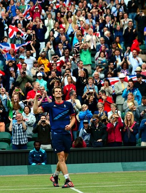 Andy Murray tênis Wimbledon Londres 2012 semi (Foto: AFP)