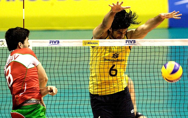 vôlei leandro vissotto brasil e bulgário liga mundial (Foto: Jorge William / O Globo)