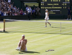 sabine lisicki agnieszka radwanska tenis wimbledon (Foto: Reuters)