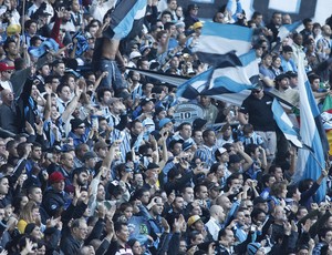 Torcida do Grêmio lota espaço da Geral para recepcionar Renato (Foto: Wesley Santos/Agência PressDigital)