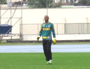 Jefferson treino Botafogo (Foto: Thales soares)