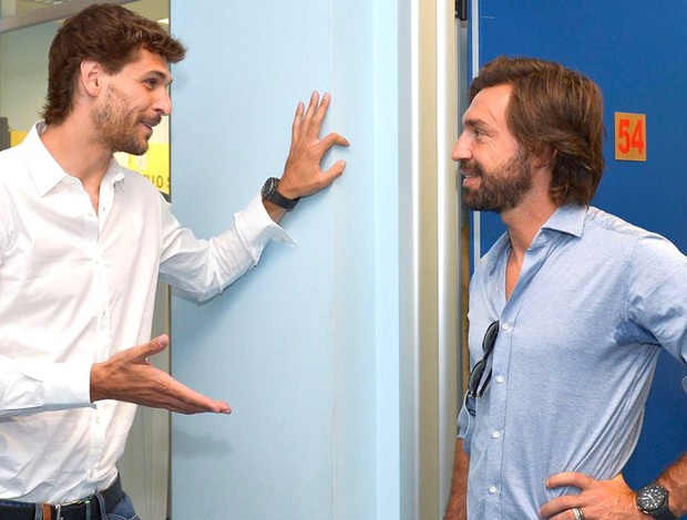 Llorente e Pirlo Juventus (Foto: Divulgação / Juventus.com)