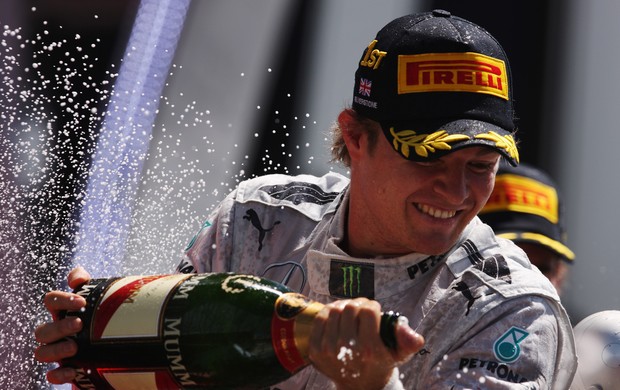 rosberg Silverstone inglaterra formula 1 (Foto: Getty Images)