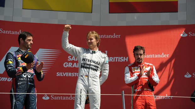 rosberg Silverstone inglaterra formula 1 (Foto: Getty Images)