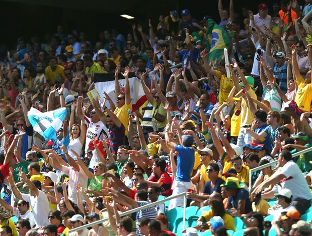 torcida Uruguai e Itália (Foto: Getty Images)