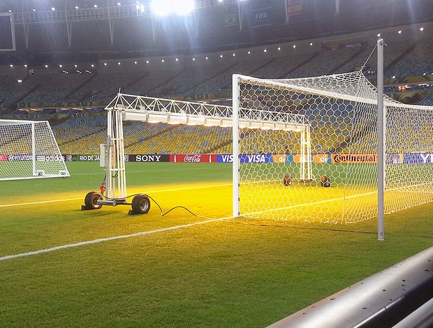 campo tratamento Brasil Espanha Maracanã final (Foto: Richard Souza)