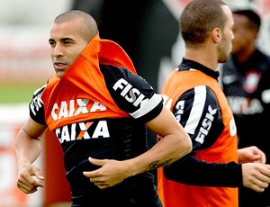 Emerson Sheik treino Corinthians (Foto: Daniel Augusto Jr. / Ag. Corinthians)