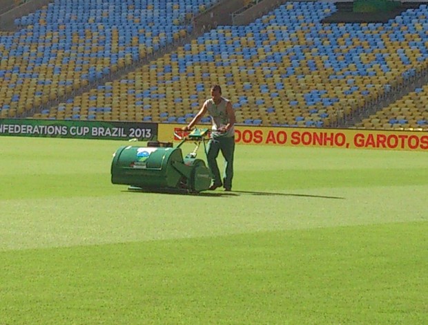 Grama do Maracanã (Foto: Felippe Costa)