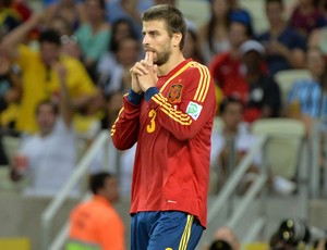 Piqué, Espanha x Itália (Foto: André Durão)