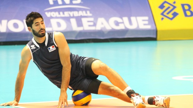 Rafael Redwitz, brasileiro que joga na seleção francesa de vôlei (Foto: Alexandre Arruda/CBV)