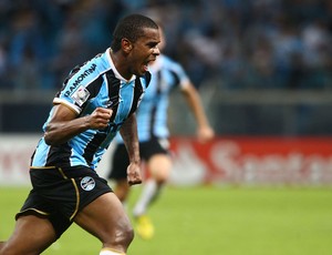 Fernando comemora, Grêmio x Independiente (Foto: Lucas Uebel/Grêmio FBPA)