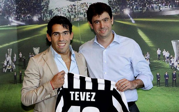 carlos tevez juventus apresentação (Foto: Reprodução / Facebook)