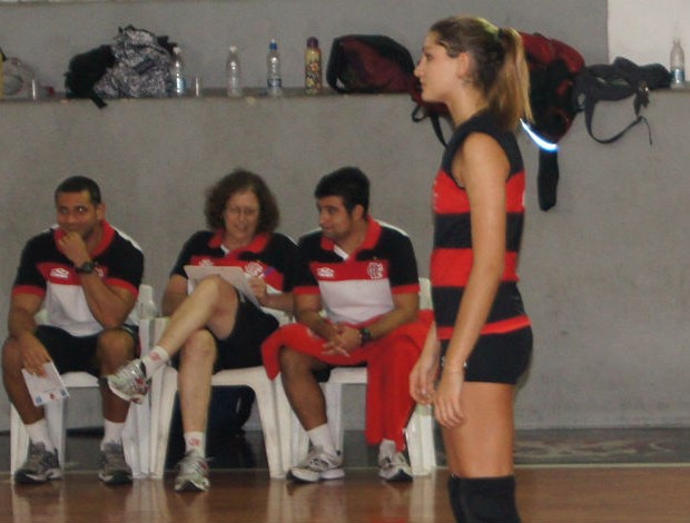 Sasha Meneghel jogadora de vôlei Flamengo (Foto: Flávio Dilascio)