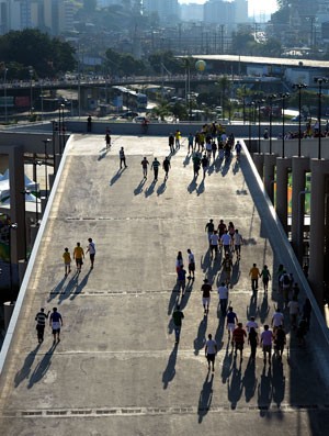 Copa das Confederações Calor - Torcida maracanã sol, México x Itália (Foto: Getty Images)