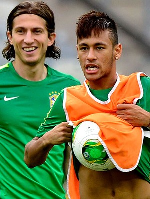 Neymar treino seleção brasileira em Belo Horizonte (Foto: AFP)