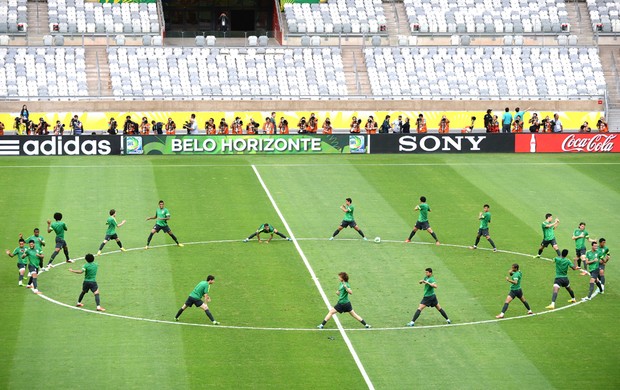 Treino Seleção Brasileira Belo Horizonte (Foto: Agência AFP)