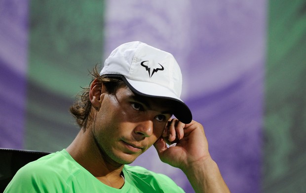 Após a derrota inesperada, Nadal evitou colocar a culpa na lesão do joelho (Foto: Getty Images)