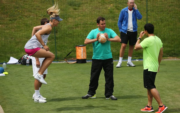 sharapova treino wimbledon tenis (Foto: Getty Images)