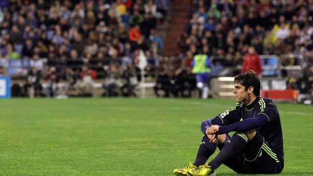 Kaká jogo Real Madrid Zaragoza (Foto: Reuters)