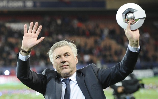 Carlo Ancelotti título do PSG (Foto: EFE)