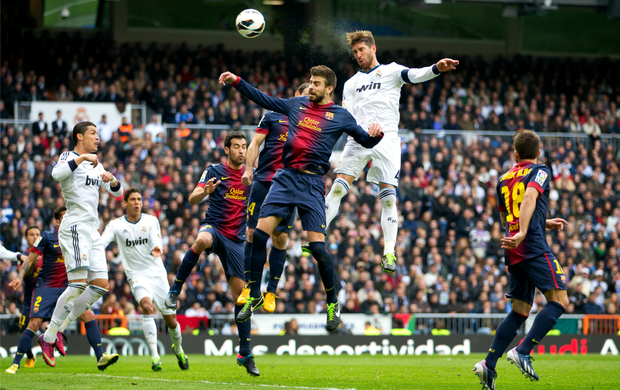 Piqué Barcelona Sergio Ramos Real Madrid (Foto: Getty Images)