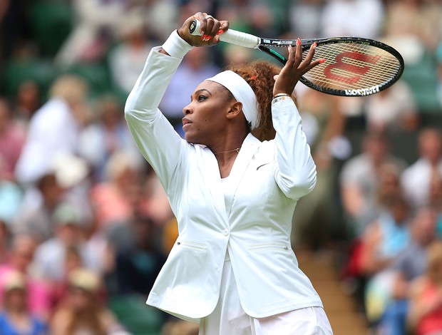 Serena Williams tênis aquecimento Wimbledon (Foto: Getty Images)