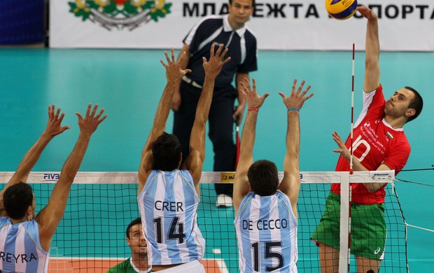 Bulgária Argentina Liga Mundial vôlei (Foto: Divulgação/FIVB)