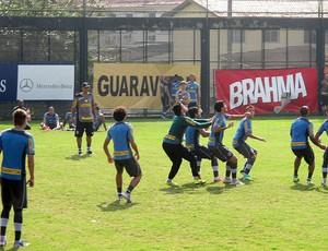 jogadores botafogo treino (Foto: Thales Soares)