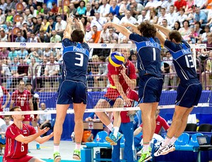 vôlei itália e Rússia liga mundial (Foto: FIVB)