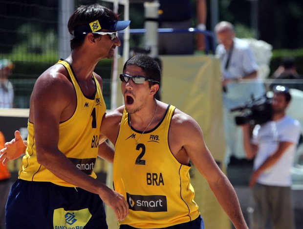 vôlei de praia Ricardo e Alvaro (Foto: FIVB)