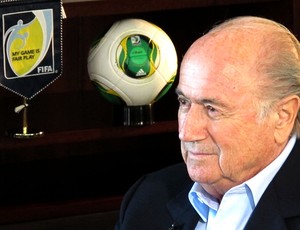 Blatter entrevista Fifa (Foto: Vicente Seda)