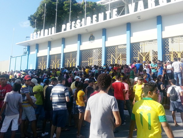 seleção brasileira torcida treino (Foto: Richard Souza)