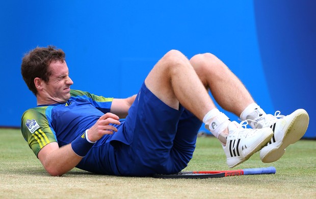 Tenis ATP Queens - Andy Murray tombo (Foto: Getty Images)