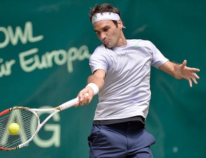 Roger Federer tênis contra Tommy Haas ATP de Halle (Foto: AP)