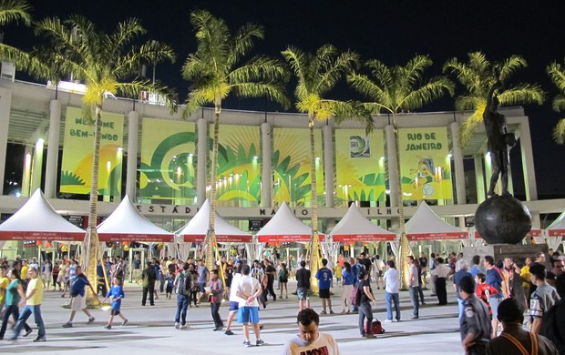 Protesto Maracanã (Foto: Vicente Seda)