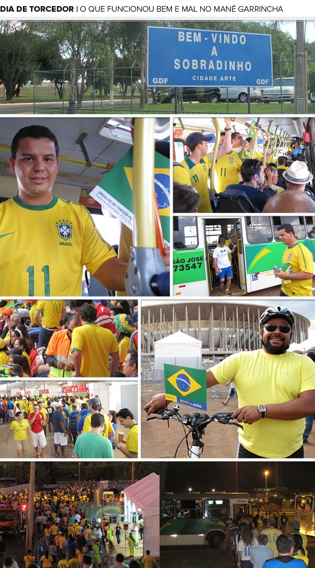 Mosaico Dia de torcedor Mané Garrincha (Foto: Janir Junior)