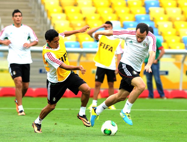 Treino México, Maracanã (Foto: Andre Durão)