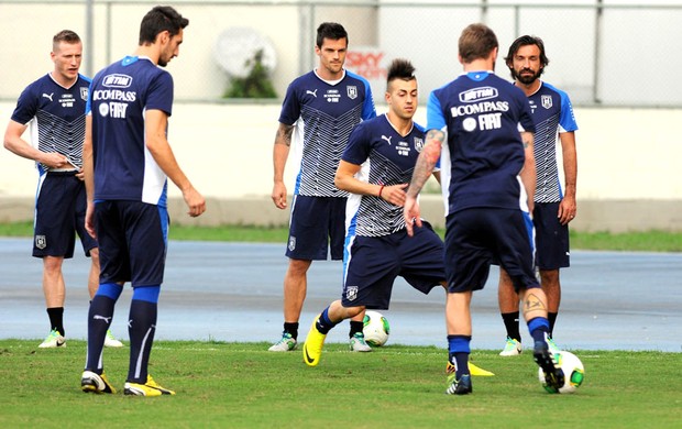 Treino Itália (Foto: Andre Durão)