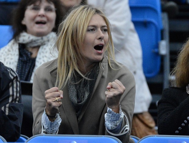 Sharapova torcida Dimitrov Queen&#39;s primeira rodada tênis (Foto: Reuters)