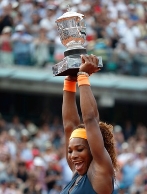 serena williams campeã roland garros tenis final (Foto: AFP)