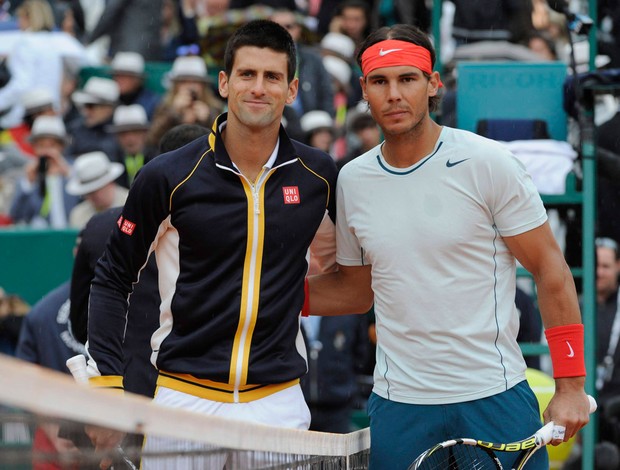 tênis rafael nadal e Novak Djokovic atp de Monte carlo (Foto: Agência Reuters)