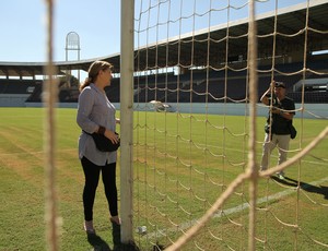 Caça-fantasmas Arena da Fonte Ferroviária Araraquara (Foto: Moisés Schini / Tribuna Impressa)