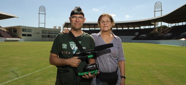 Caça-fantasmas Arena da Fonte Ferroviária Araraquara (Foto: Moisés Schini / Tribuna Impressa)