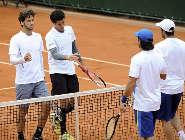 André Sá e Feliciano López segunda rodada duplas Roland Garros (Foto: EFE)