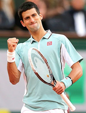 Novak Djokovic tênis contra David Goffin Roland Garros (Foto: Reuters)